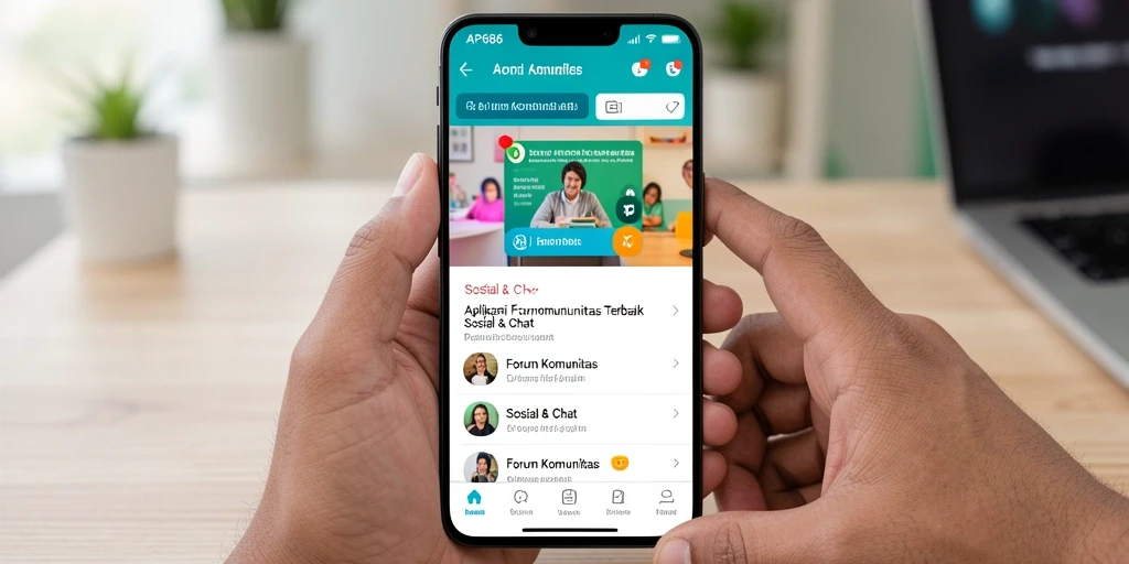 Tampilan antarmuka pengguna AP686 yang menarik dan user-friendly.