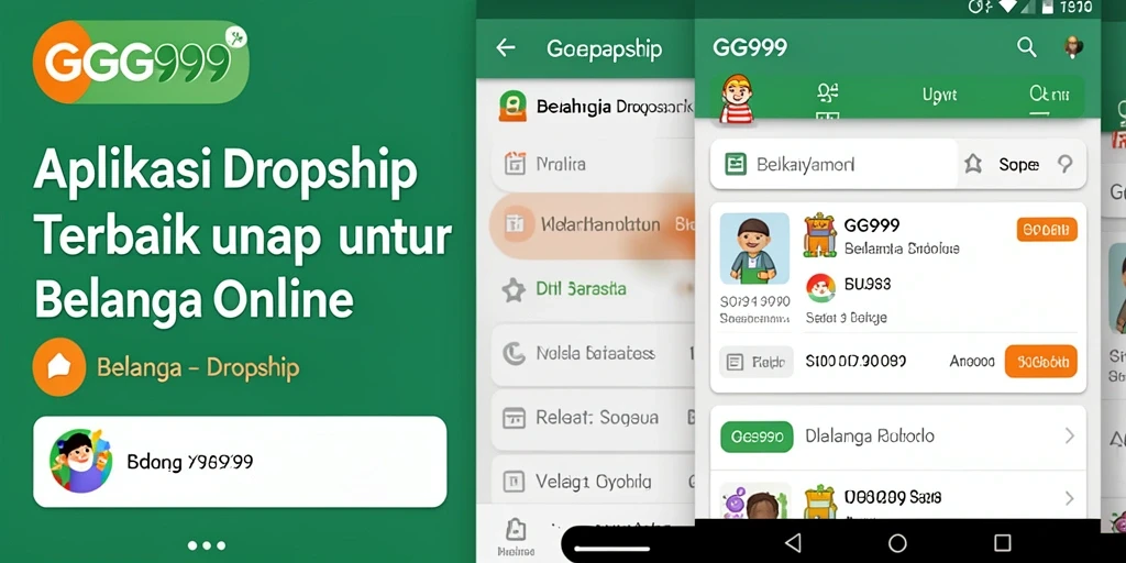 Screenshot aplikasi GG999 menunjukkan antarmuka pengguna yang bersih dan fungsional.