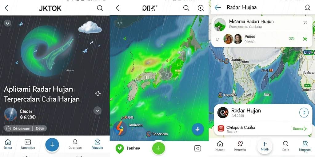 Antarmuka JKTOK menampilkan radar hujan secara jelas dan informatif.