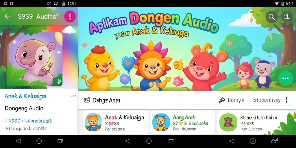 Tampilan antarmuka S9S9 yang interaktif dan penuh warna.